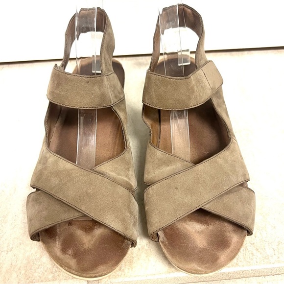 Dansko Women’s Sharla Tan Slingback Wedge Sandal Size 41 EU 10.5 US preppy comfy - Picture 4 of 9
